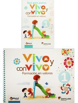 Pack Vivo y convivo 1+Guía para padres. Espiral del Saber ED15