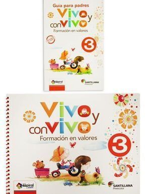 Pack Vivo y convivo 3+Guía para padres. Espiral del Saber ED15