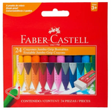 Crayones Faber-Castell 24 Piezas Crayon Jumbo