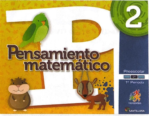 Pack Pensamiento Matemático 2 Horizontes Preescolar