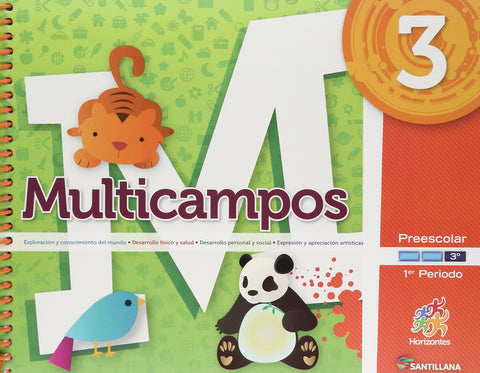 Pack Multicampos 3. 5 años Horizontes Preescolar Alumno