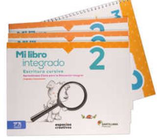 Pack Mi libro integrado. Escritura script, cursiva. Tareas matemáticas 2ESP CRE