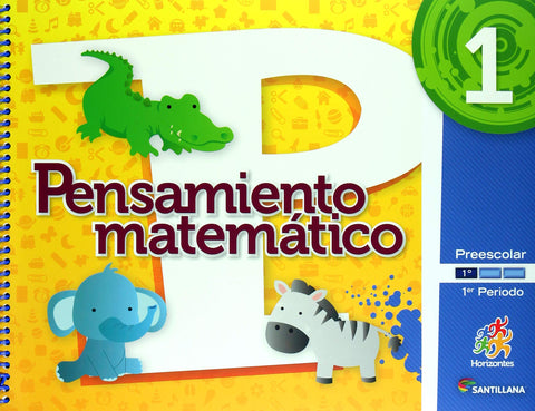 Pack Pensamiento Matemático 1 Horizonte Preescolar