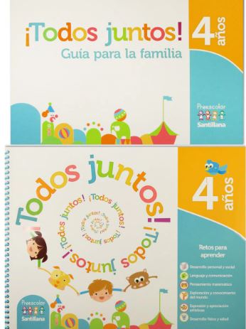 Pack ¡Todos Juntos! 2 Retos para aprender-Guía para la familia.